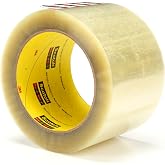 3M Scotch 72331-case Box Sealing Tape 355 Clear, 72 mm x 50 m (Pack of 24)