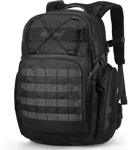 5.11 Tactical Backpack – Rush 12 2.0 – Military Molle Pack, CCW with Multiple Compartments, 24 Liter, Small, Style 56561, Black : Sports & Outdoors