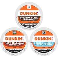 Dunkin' Best Sellers Coffee Variety Pack, 60 Keurig K-Cup Pods