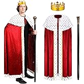 Spooktacular Creations King Costume Set Adult, Halloween Costumes, Medieval Royal Lord Farquaad Costume