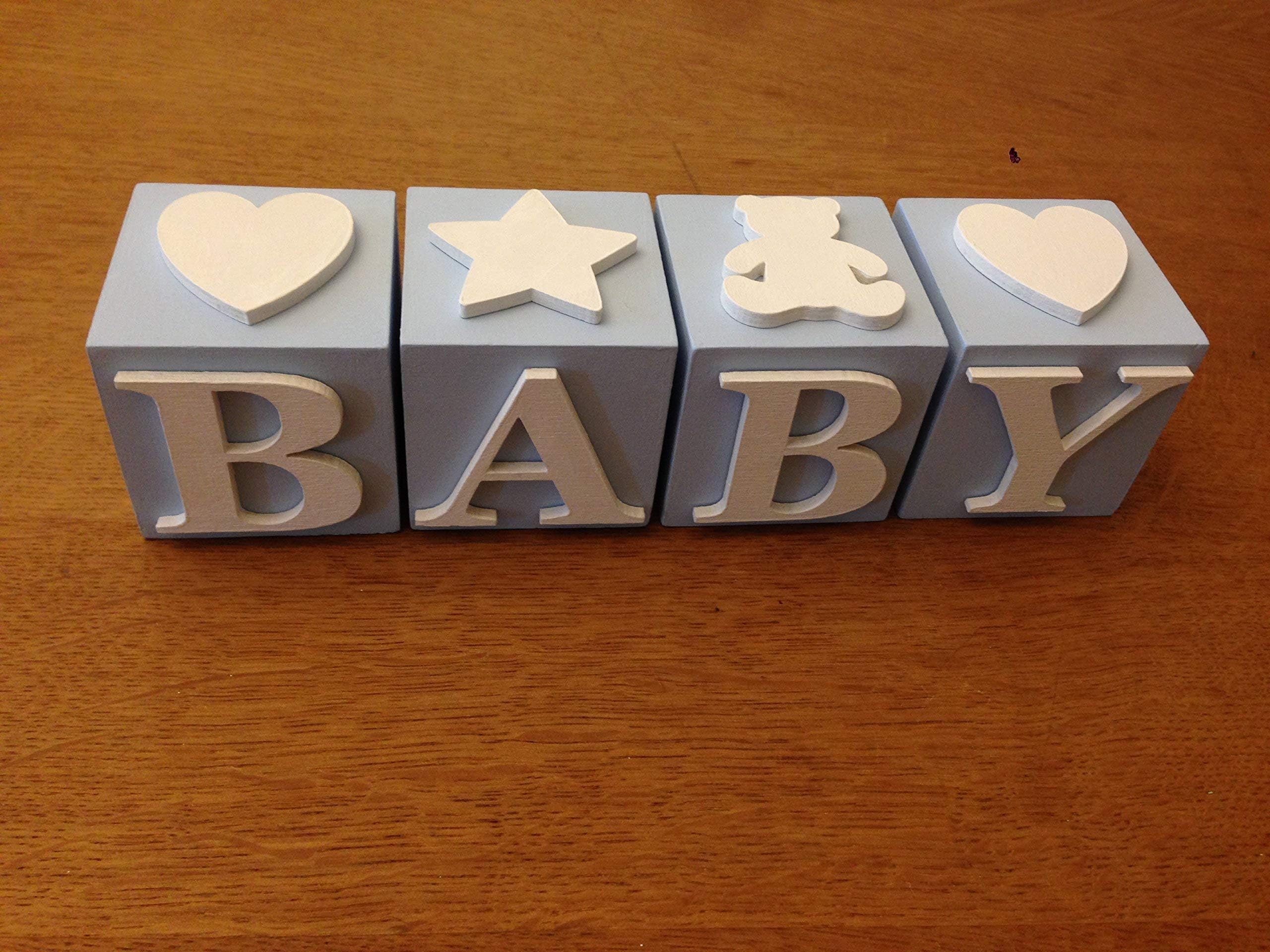 Blue Baby name blocks