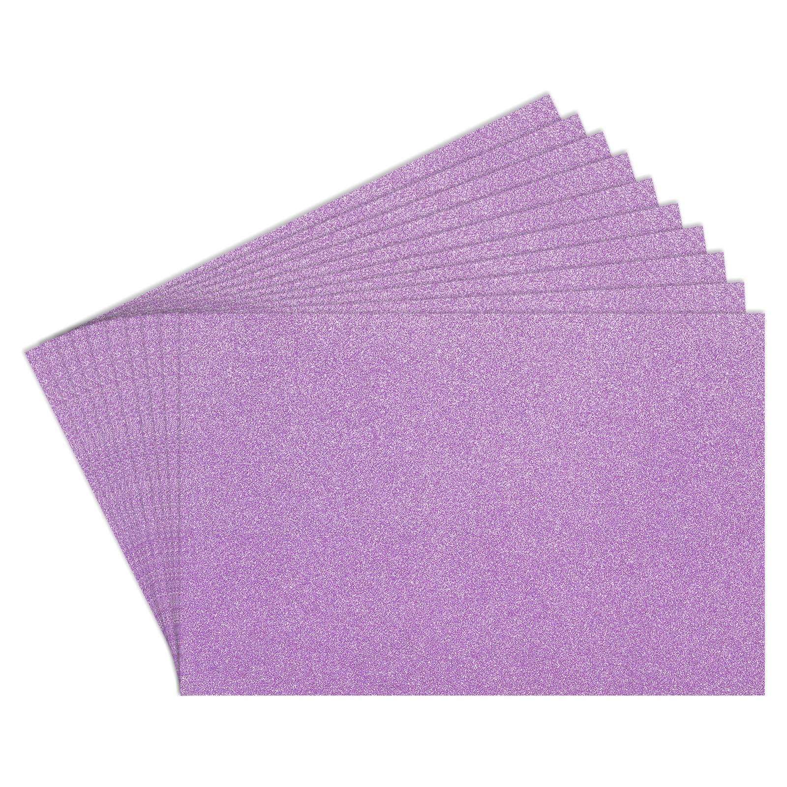 Rebower 12Pcs Foam Sheets Crafts Glitter Foam Arts Paper 12 x 8 x 5/64 Inch [for Crafts Project, Scrapbooking, DIY, Party Handicraft, Costumes]-30cm x 20cm x 2mm / Dark Purple