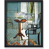 Poster Master Vintage Henri Matisse Poster - Retro The Window Print - Fauvism Art - Flower Pot Art- Gift for Men, Women - Abstract Wall Decor for Office, Bedroom, Living Room - 8x10 UNFRAMED Wall Art