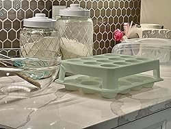 Top Shelf Elements Cupcake Carrier, Green Cupcake