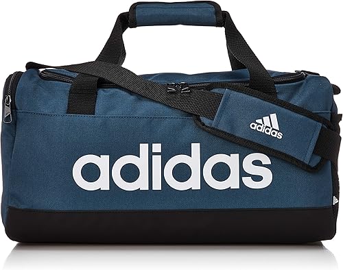 Amazon アディダス エッセンシャルズ ロゴ ダッフルバッグ 602 クルーネイビー ブラック ホワイト Gn35 Adidas アディダス スポーツダッフルバッグ