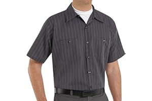 Red Kap Men's Performance Tech 2 Piece Lined Collar Shirt