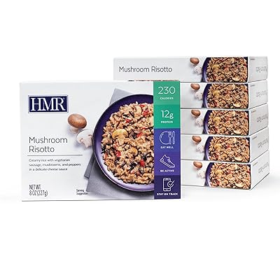 HMR Mushroom Risotto Entree, 8 oz. Servings, 6 Count