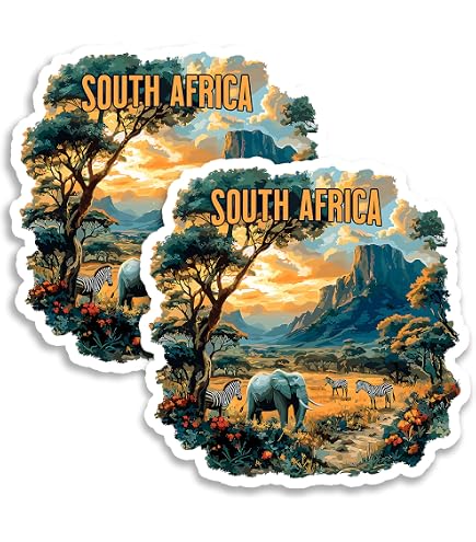 South Africa 3D Bison frigorifero magnete in resina, souvenir da viaggio, decorazione fatta a mano per la casa e la cucina del Sud Africa magnete regalo