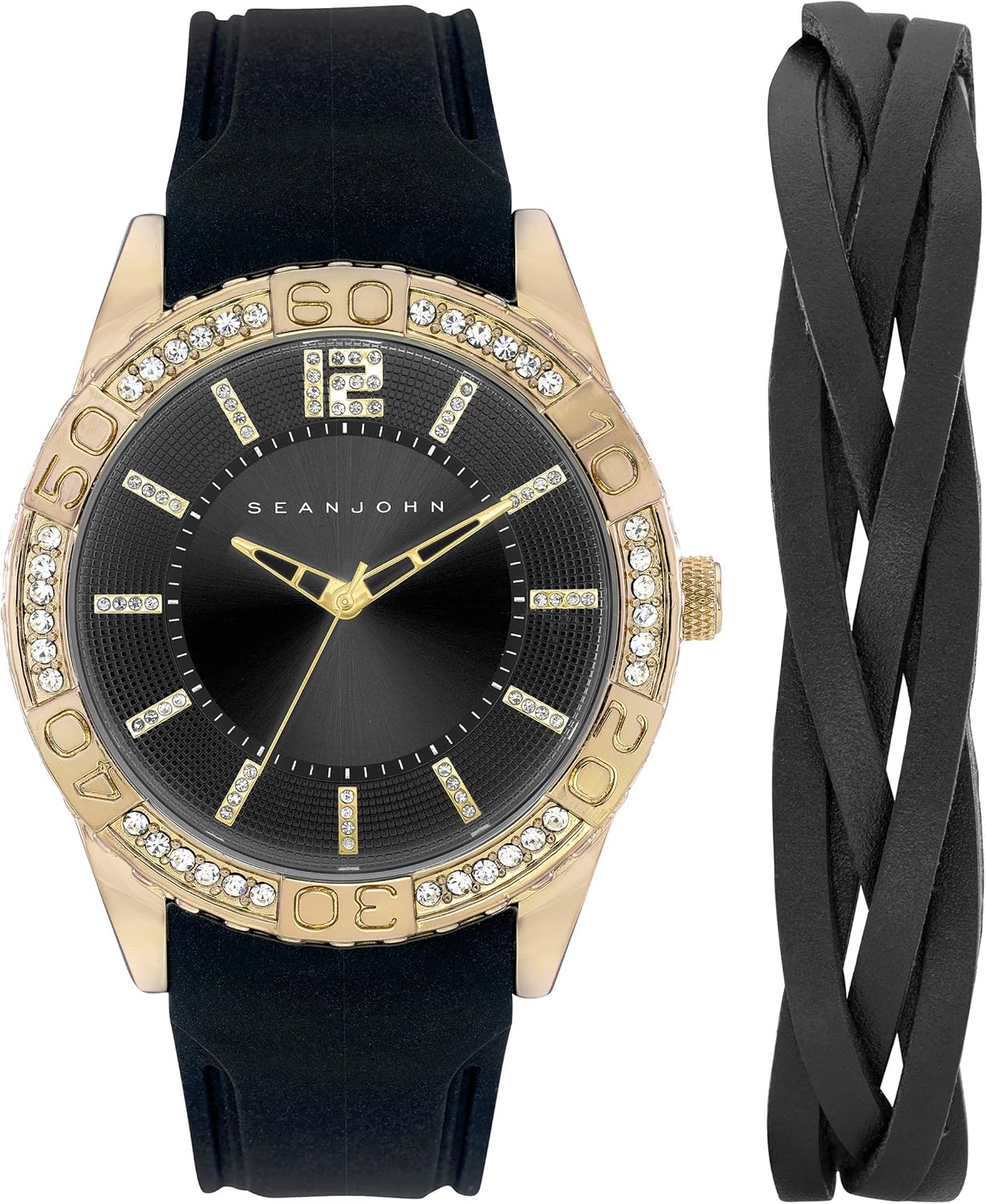 sean john gold watch