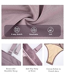 WANFISTO Tummy Control Shapewear for Women - Butt