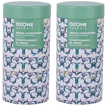 Ozone Ayurvedics Green Heena Conditioners - Pack of 2 (200 g each)