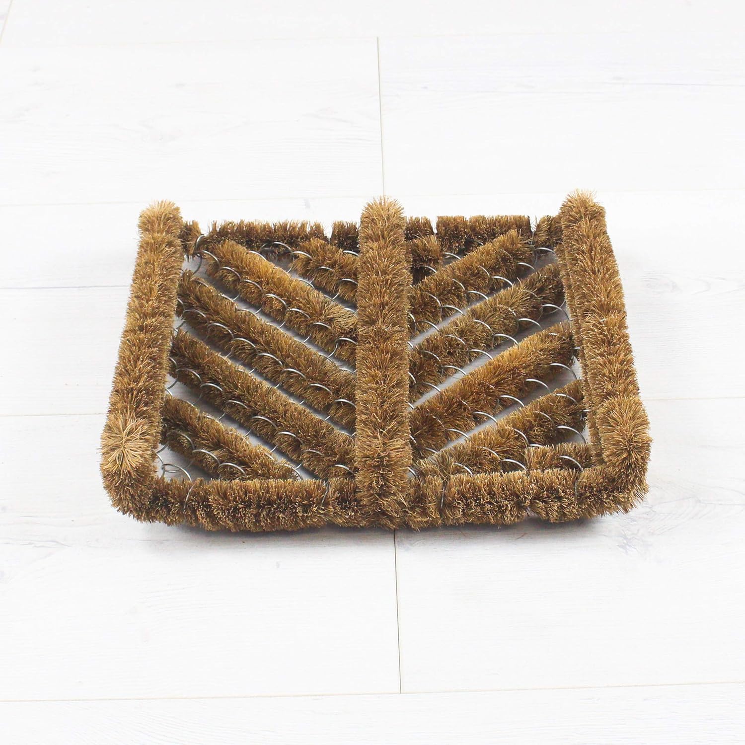 Maine Furniture Co. Berwick Double Boot Scraper Door Mat, Brown, Berwick Boot Scraper - 30 x 35 CM - Image 3