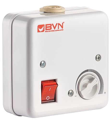 2 A Drehzahlregler Regler Drehzahlsteuerung für Wand Fenster Ventilator Lüfter