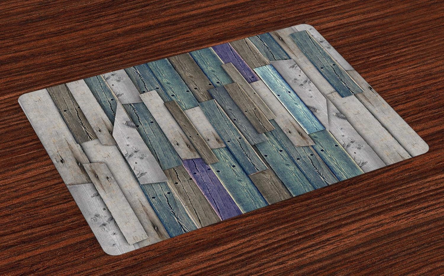 ABAKUHAUS, Rustikal Platzmatten, Waschbarer Stoff für die Küche und das