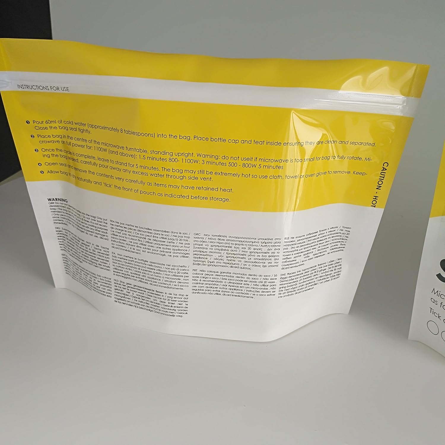 Bolsas de Esterilizador de Microondas Paquete de 20pc Prima ...