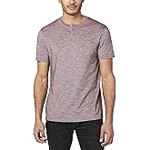 Buffalo David Bitton Men's Short Sleeve Split Neck Henley