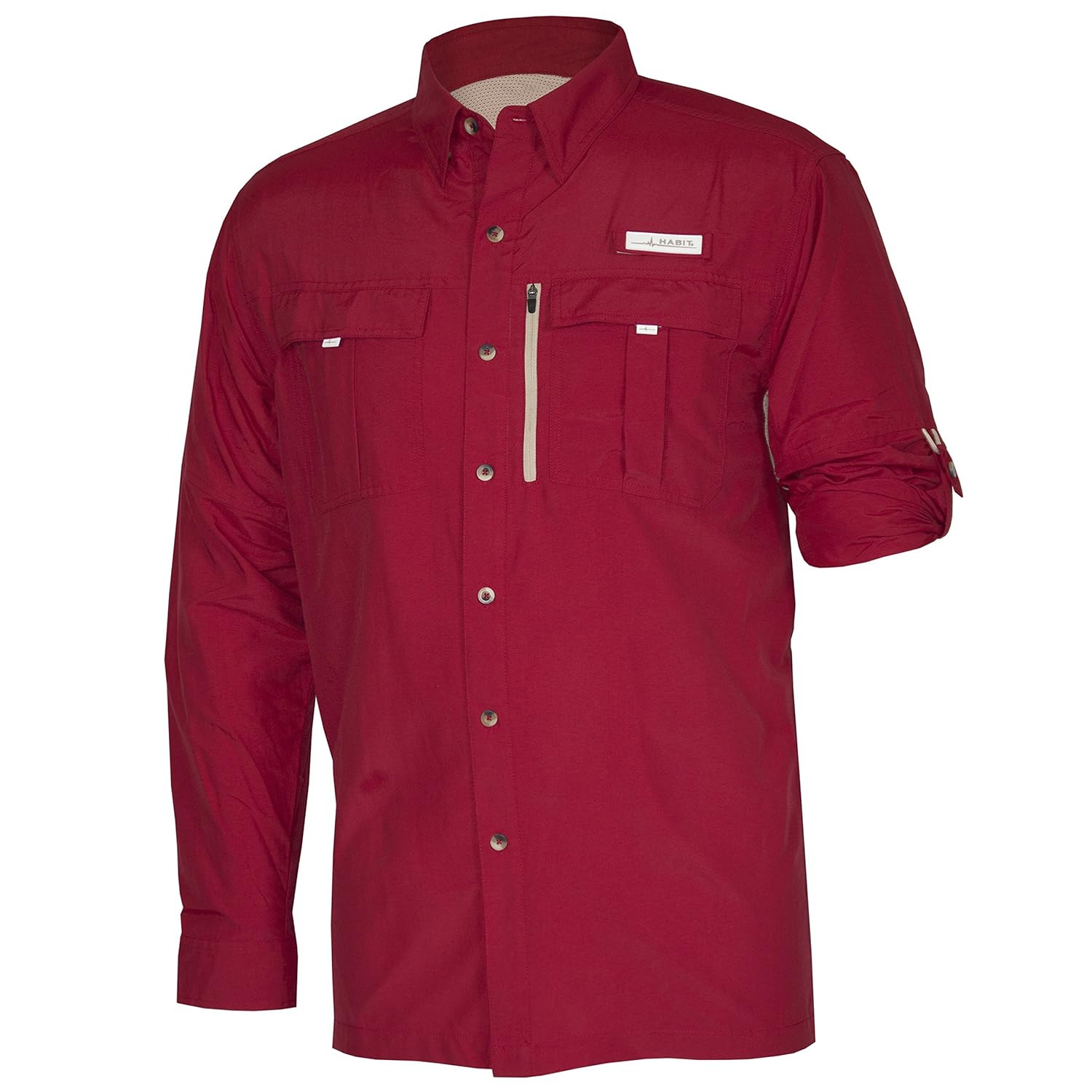 HABIT Long Sleeve Mens River Guide Fishing Shirt