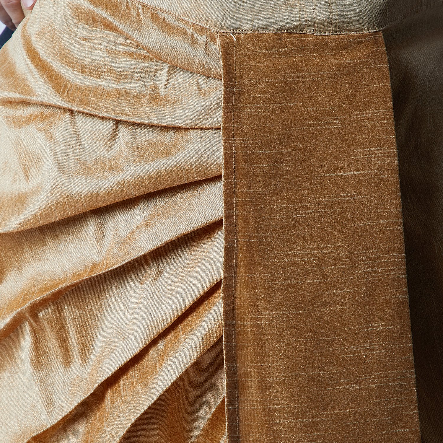 sojanya (since 1958), men's jacquard silk dhoti kurta combo