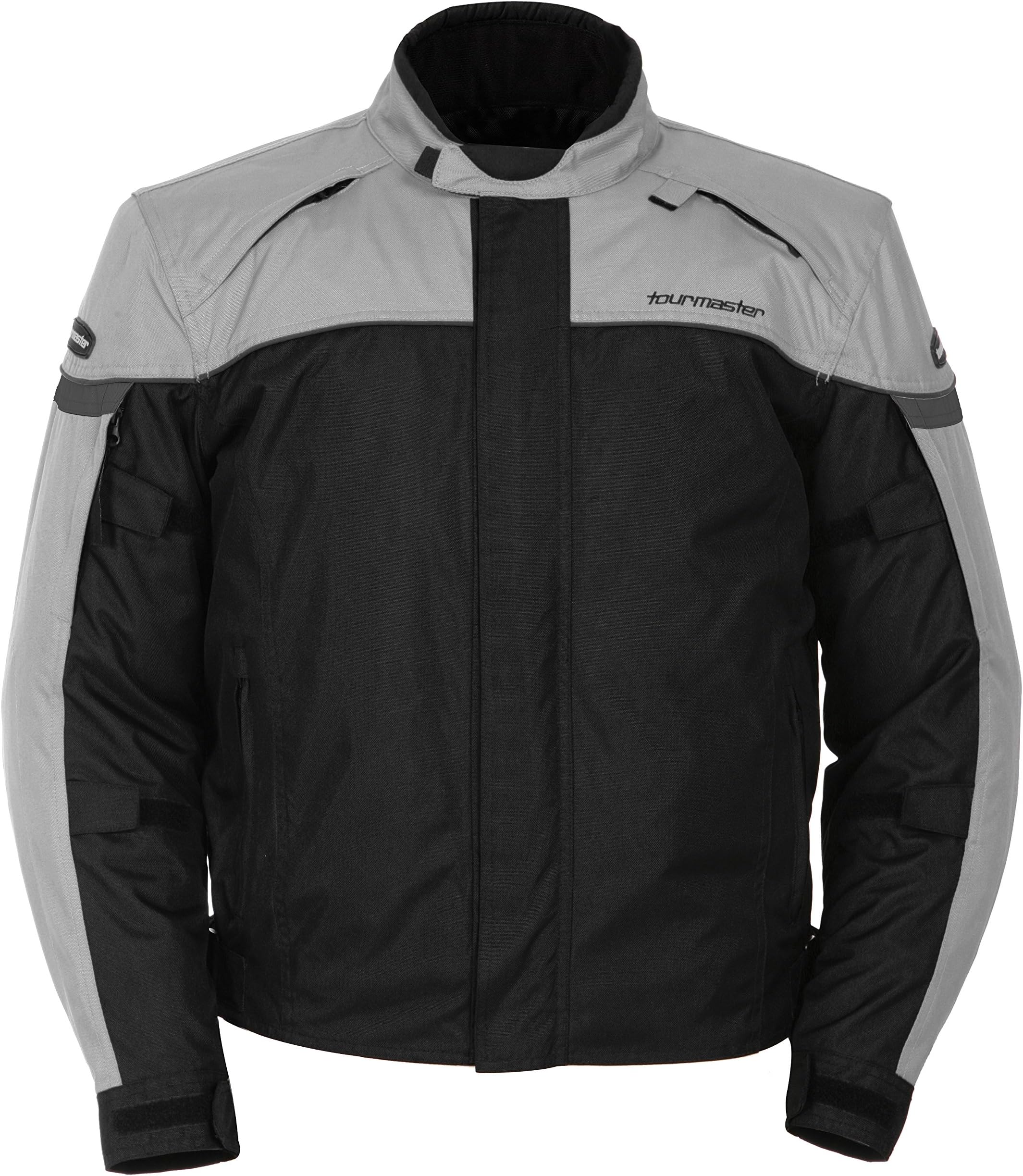 Tourmaster Jett Series 3 Mens Silver/Black Textile Jacket - Small