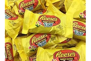 Reese's Peanut Butter Cup Eggs Easter Candy, Snack Size .6 Ounce (Pack of 2 Pounds)