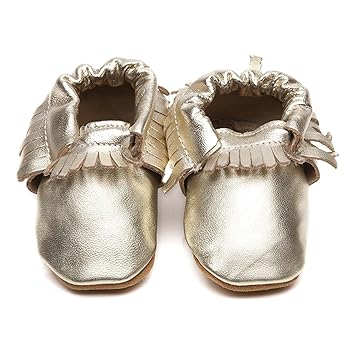 Mokassins Baby Schuhe Gold 3–4 Jahre