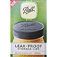 Ball Mason Jar Lids - Regular Mouth (Mason Jar Caps) - Leak Proof (Standard)