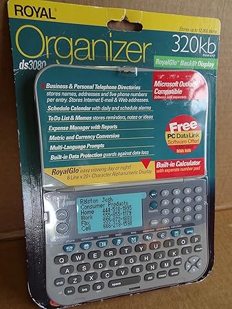 Royal Organizer Operating Manual