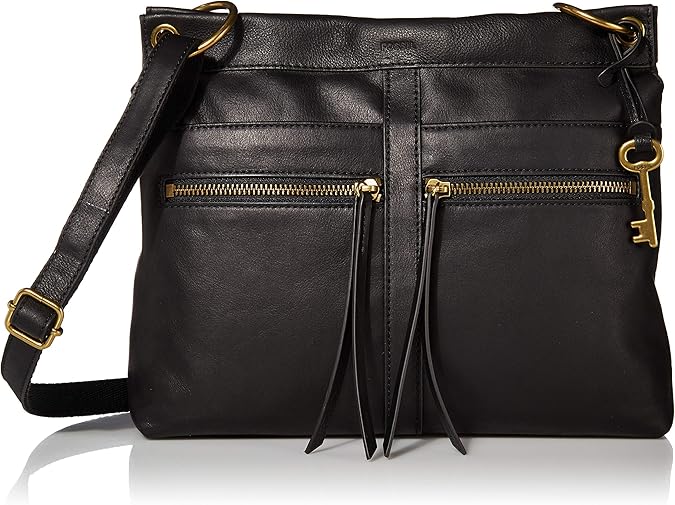 Fossil Women's Crossbody, Black, 11.25"L x 3.63"W x 9.25"H Amazon.ca Shoes & Handbags