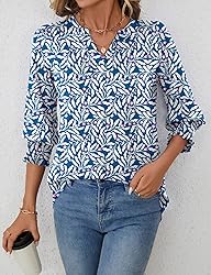 LOMON Women's 2025 Fashion Tops 3/4 Length Sleeve