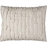 Rizzy Home | BT3015 | Standard Sham | 20"x26" Brown/Pink/ Geometrical