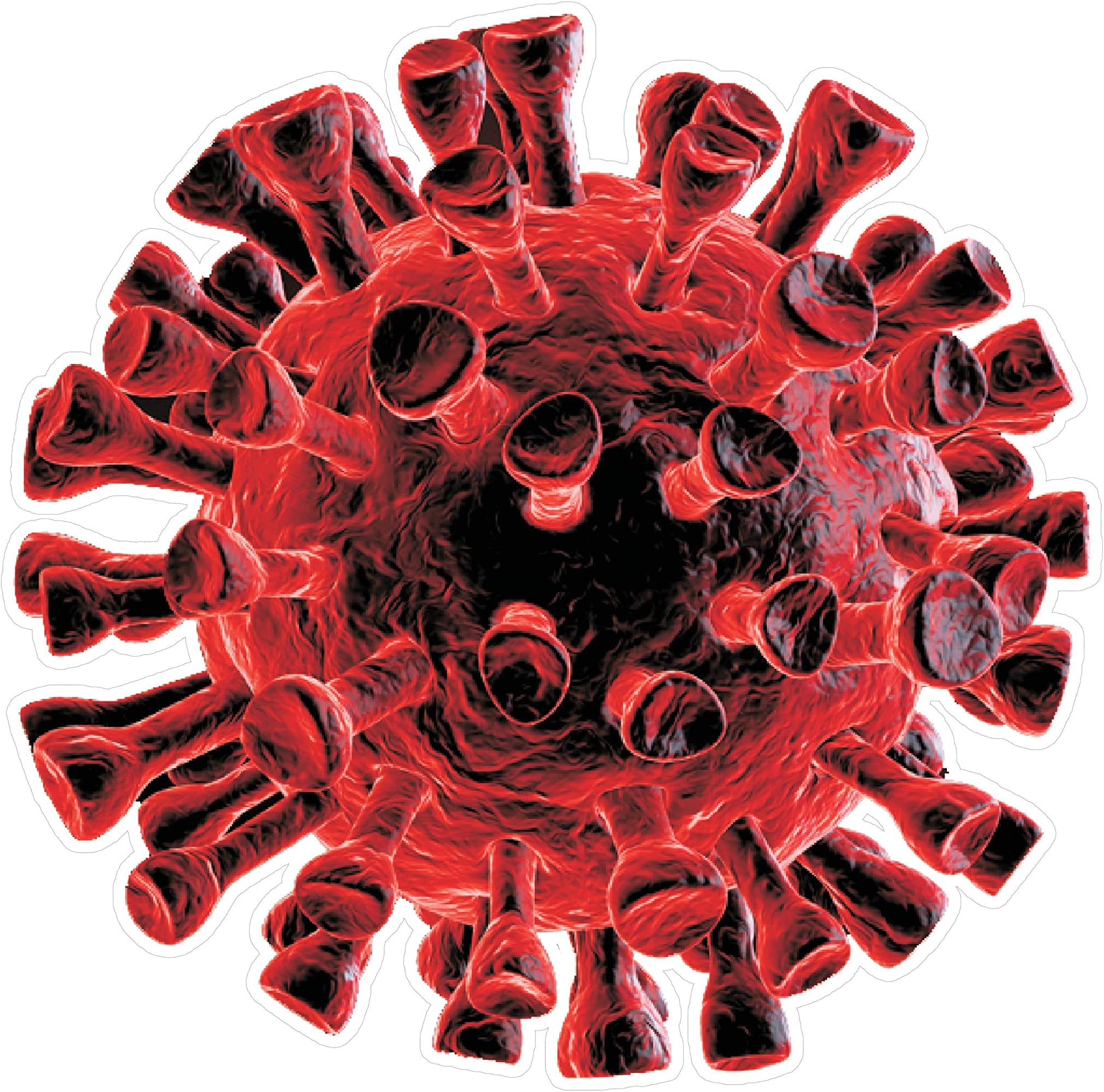 arza sport Coronavirus Covid-19 Decal/Sticker Multiple Sizes