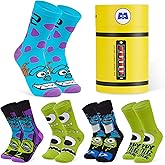 Disney Socks Valentines Day Gifts for Women, Wife, Girlfriend, 5 or 6 Pack, US Size 4‑9, Soft and Breathable Novelty Socks