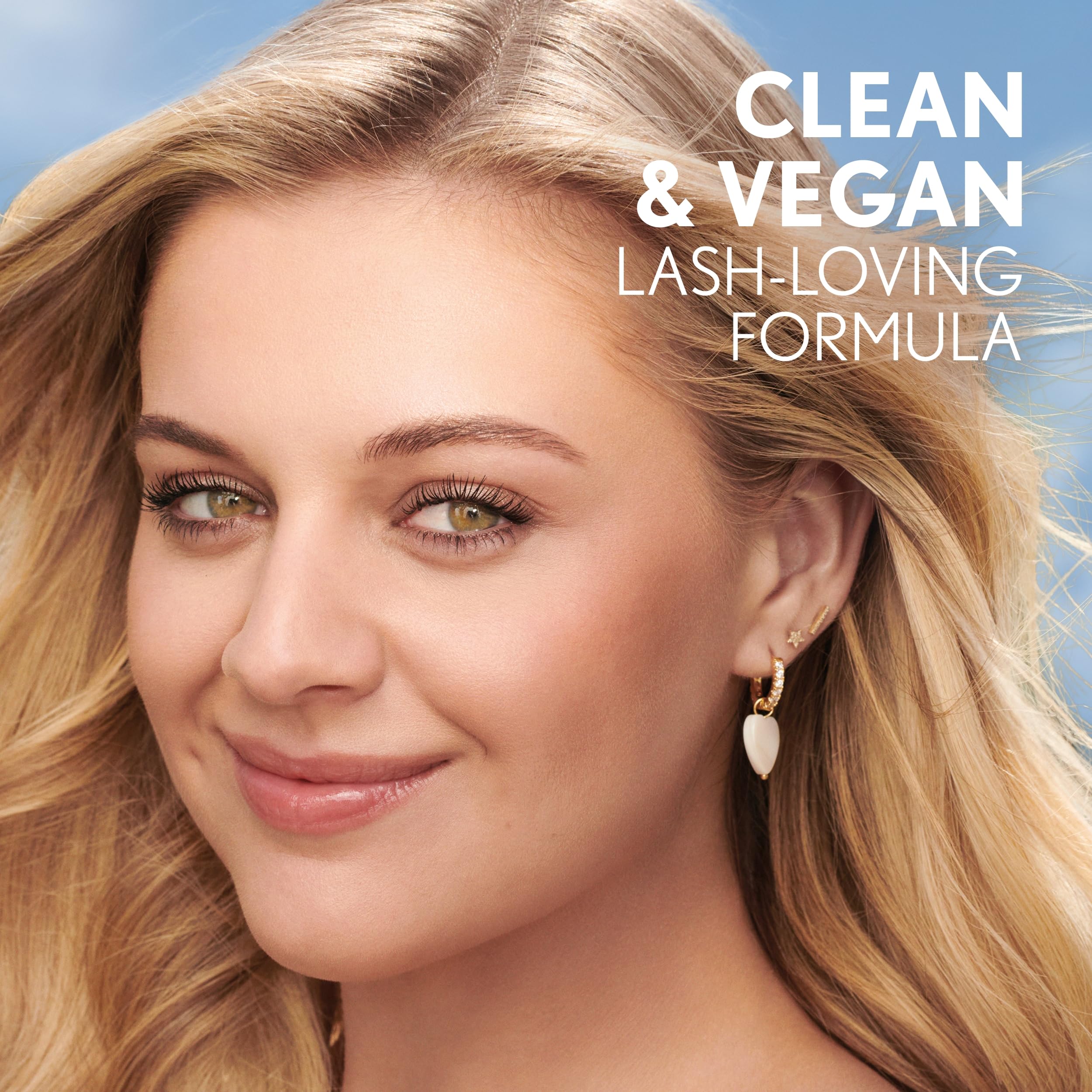 COVERGIRL Lash Blast Clean Volume Mascara, Vegan Formula, Volumizing, Smudge-Proof, Very Black, 1 Count