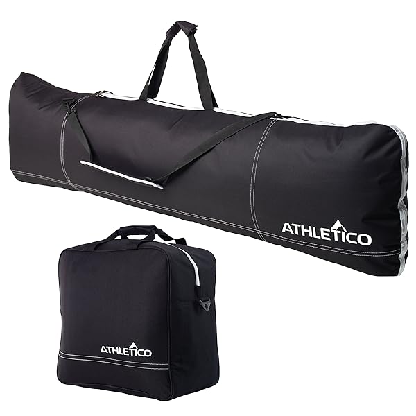 ATHLETICO PADDED TWO-PIECE SNOWBOARD AND BOOT BAG COMBO...