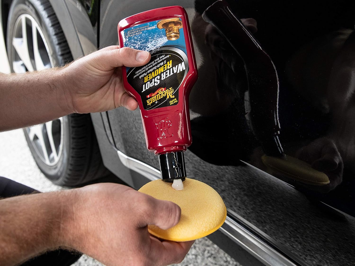 Meguiar’s Water Spot Remover – Water Stain Remover and Polish for All Hard Surfaces – A3714, 16 oz: Automotive