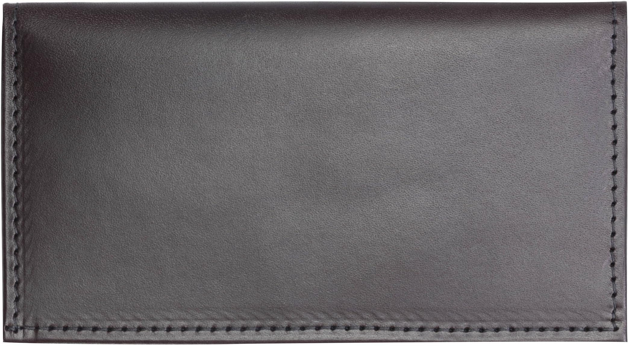Hunter Allen Textured Bison Leather Checkbook Cover - Made in USA