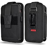 SOGCASE Scanner Holster Compatible with Zebra TC75x, TC75, TC70x, TC70, TC72, TC77 Handheld Barcode Touch Mobile Computer,Scanner Case Holder with Belt Clip and Safety Strap, Black