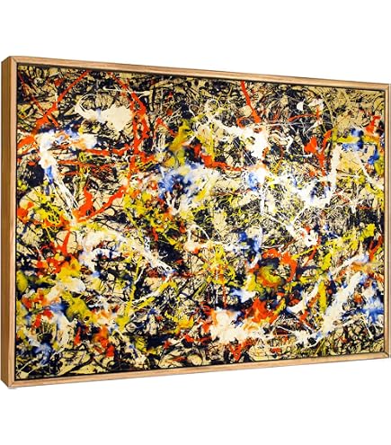 Amazon.com: Jackson Pollock - Number 14, (Gray) 1948 Art Print