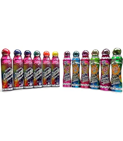 Dazzle & Sunsational Premium Bingo Dauber Combo Kit 12 Pack - Mixed Dozen Inclusief 6 Dazzle Glitter Inkt & 6 Ultra Bright Sunsational Ink Dabber