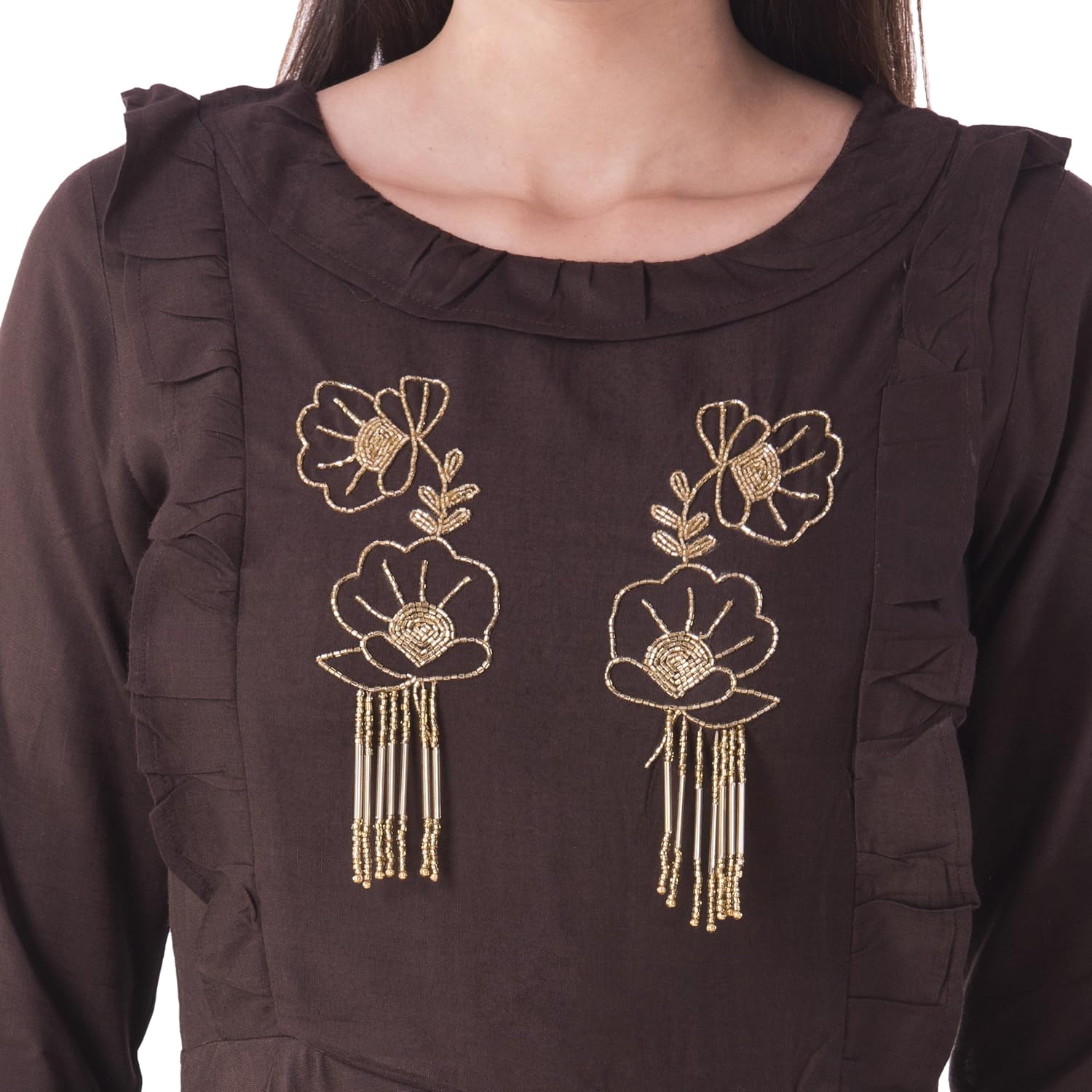 khushal k women's rayon jump suit kurta