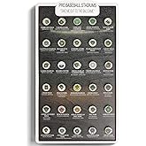 AnairsMo Baseball Stadium Map Tracker, Major League Ballparks Stadium Tracker Bucket List with All 30 Illustrated Wooden Pins, Baseball Decor Gift for Boys, Dad, Couples, Families