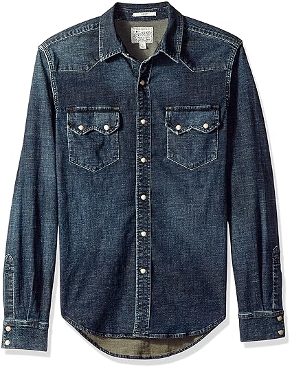 lucky brand men's denim shirt