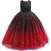 Flower Girls Tulle Dress Bridesmaid Sparkle Wedding Pageant Dresses Princess Birthday Party