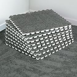 12 pcs Thickened Plush Foam Interlocking Floor