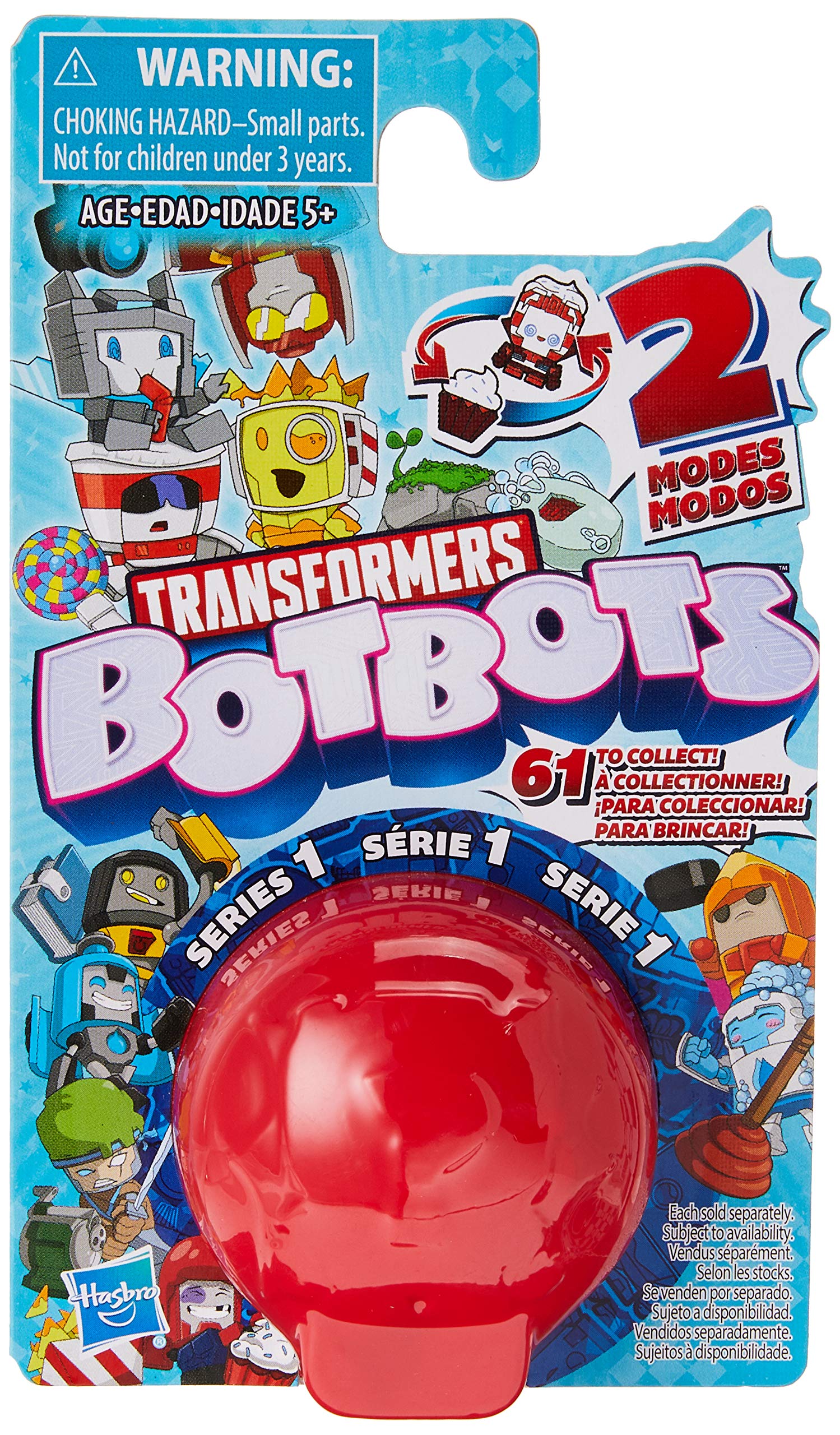 Hasbro Transformers Botbots Series 2 Collectible Blind Bag Mystery Figure -- Surprise 2-in-1 Toy!