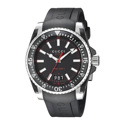 Buy Gucci Dive Stainless Steel Mens Watch with Black Rubber BandModel: YA136303 Online in Kuwait. B00UJILT0I