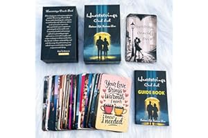 HAN YU BOWEN Heartstring Oracle Cards, Twin Flame Love Oracle Cards, Oracle Deck and tarot cards for Beginners, 56 card with a detailed guidebook, emotional growth, reflections, journal prompts, affirmations