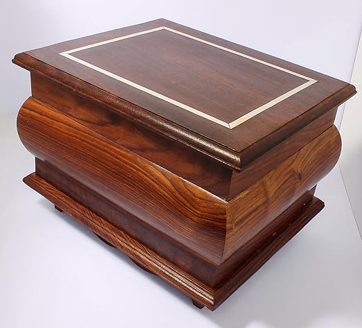 Caja de madera para cenizas crematorias Funeral urna para cenizas Color