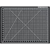 Dahle Vantage 10672 Self-Healing Cutting Mat, 18"x24", 1/2" Grid, 5 Layers for Max Healing, Perfect for Crafts & Sewing, Blac