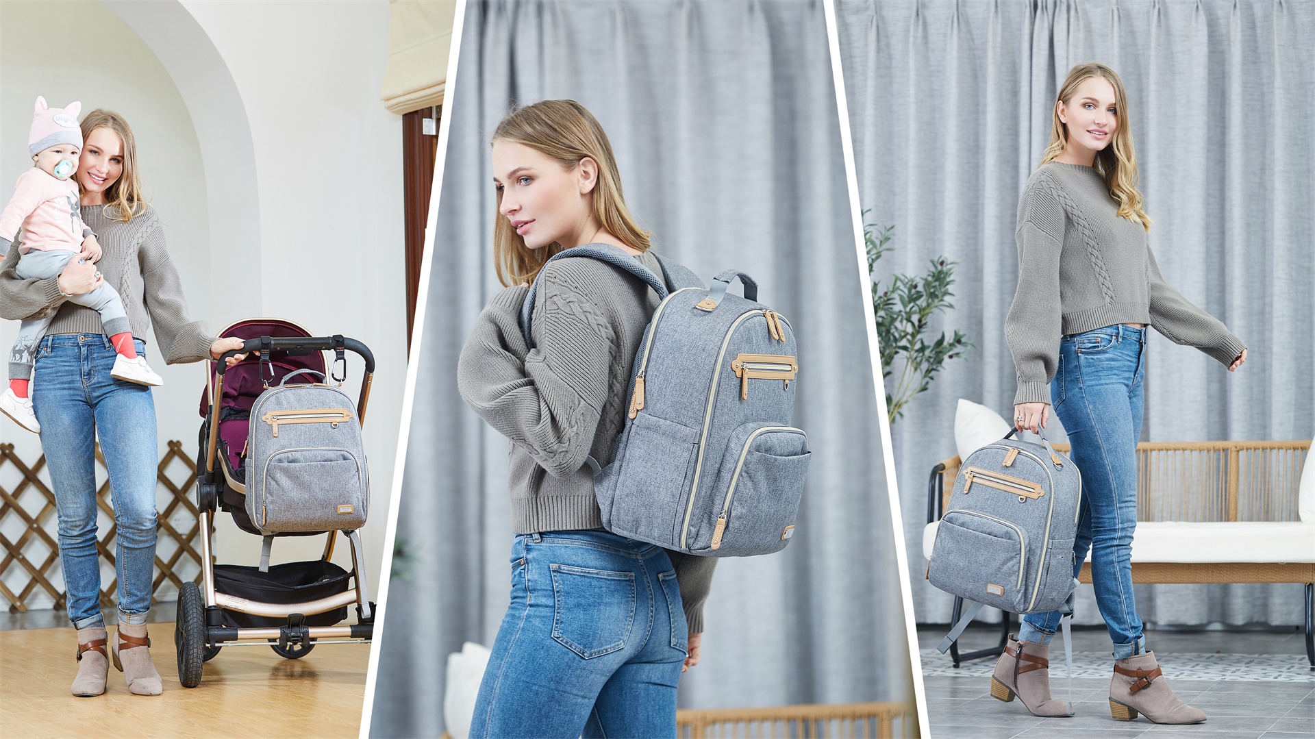 6 Insulated+WELAVILA+Multi+Function+Waterproof+Maternity